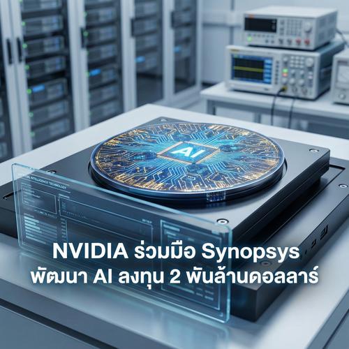 NVIDIA ร่วมมือ Synopsys พัฒนา AI ลงทุน 2 พันล้านดอลลาร์