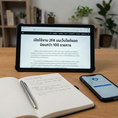 เปิดใช้งาน 2FA บนเว็บไซต์ยอดนิยมกว่า 100 รายการ