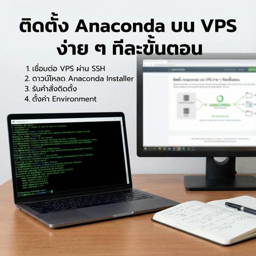 ติดตั้ง Anaconda บน VPS ง่าย ๆ ทีละขั้นตอน