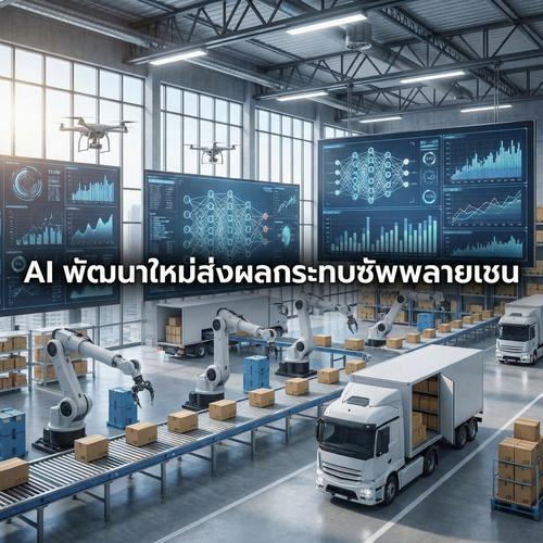 AI พัฒนาใหม่ส่งผลกระทบซัพพลายเชน