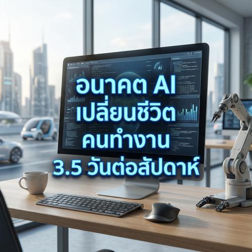 อนาคต AI เปลี่ยนชีวิต คนทำงาน 3.5 วันต่อสัปดาห์