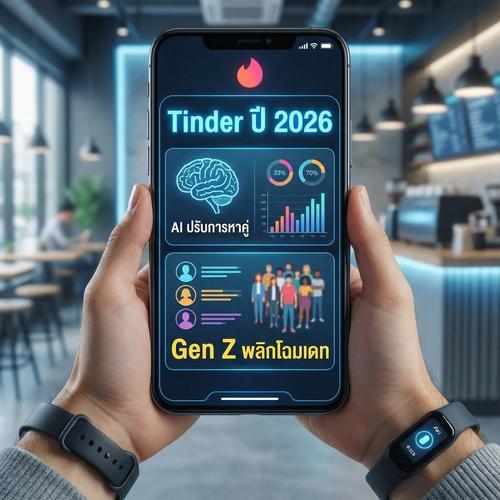 Tinder ปี 2026 กับ AI ปรับการหาคู่ และ Gen Z พลิกโฉมเดท