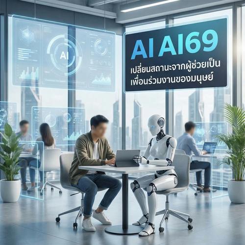 AI 2569 เปลี่ยนสถานะจากผู้ช่วยเป็นเพื่อนร่วมงานของมนุษย์