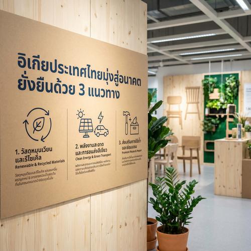 อิเกียประเทศไทยมุ่งสู่อนาคตยั่งยืนด้วย 3 แนวทาง