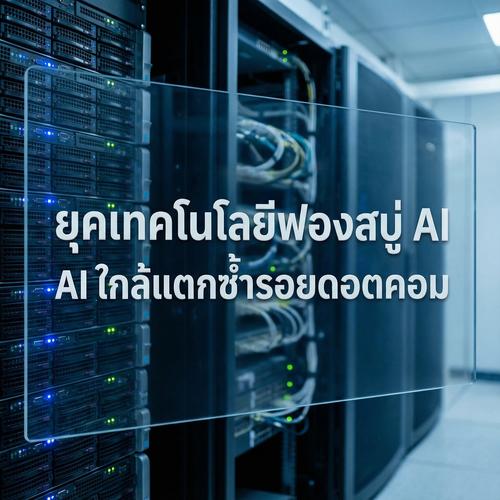 ยุคเทคโนโลยีฟองสบู่ AI ใกล้แตกซ้ำรอยดอตคอม