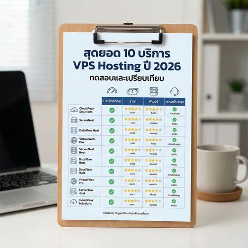 สุดยอด 10 บริการ VPS Hosting ปี 2026 ทดสอบและเปรียบเทียบ