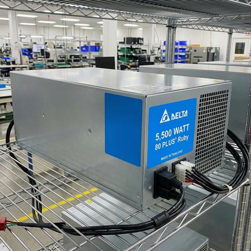 เดลต้าผลิตพาวเวอร์ซัพพลาย 5,500 วัตต์ 80 PLUS® Ruby ในไทย