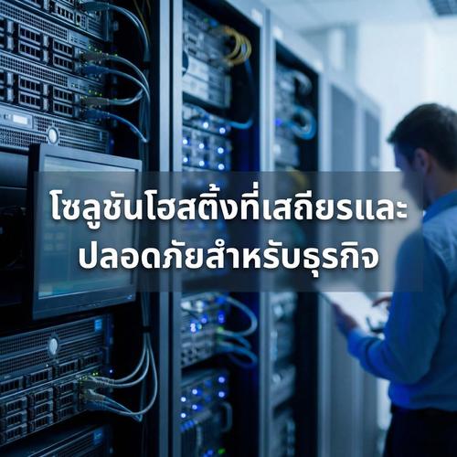 โซลูชันโฮสติ้งที่เสถียรและปลอดภัยสำหรับธุรกิจ
