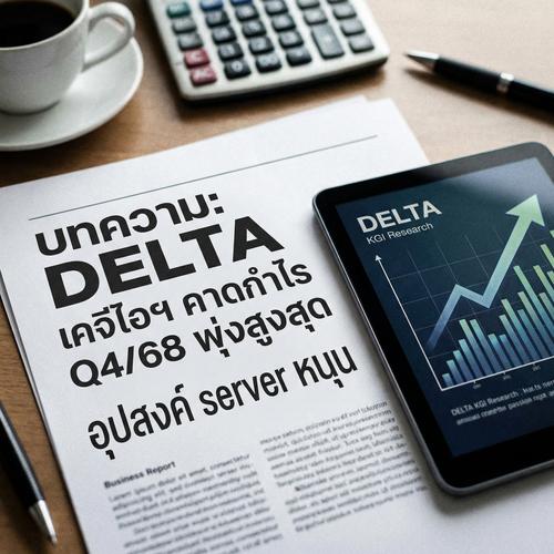 DELTA เคจีไอฯ คาดกำไร Q4/68 พุ่งสูงสุด อุปสงค์ server หนุน