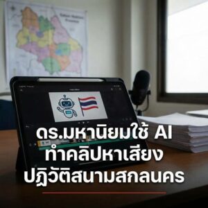 ดร.มหานิยมใช้ AI ทำคลิปหาเสียง ปฏิวัติสนามสกลนคร