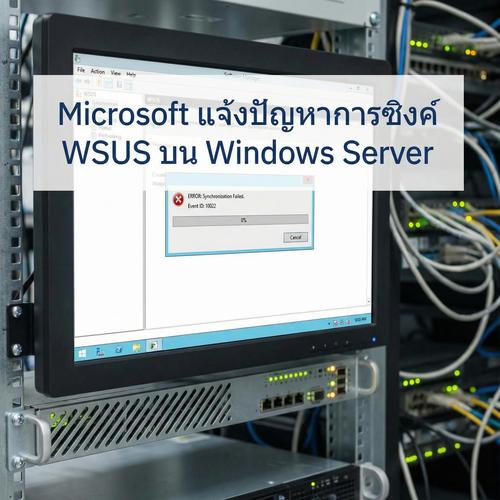 Microsoft แจ้งปัญหาการซิงค์ WSUS บน Windows Server