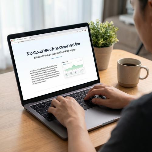 รีวิว Cloud HM บริการ Cloud VPS ไทยด้วย NVMe All Flash Storage