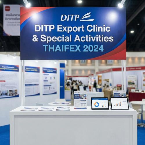 DITP เปิดตัว Export Clinic และกิจกรรมพิเศษที่ THAIFEX 2024