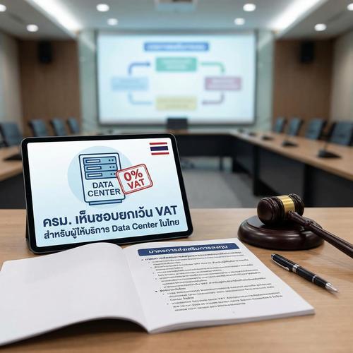ครม. เห็นชอบยกเว้น VAT สำหรับผู้ให้บริการ Data Center ในไทย