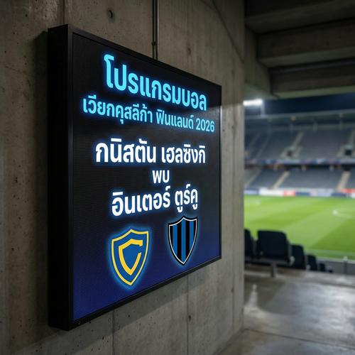 โปรแกรมบอล เวียกคุสลีก้า ฟินแลนด์ 2026 กนิสตัน เฮลซิงกิ พบ อินเตอร์ ตูร์คู