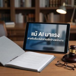แม้ AI มาแรง ศาลจีนสั่งบริษัทห้ามเลิกจ้างพนักงาน